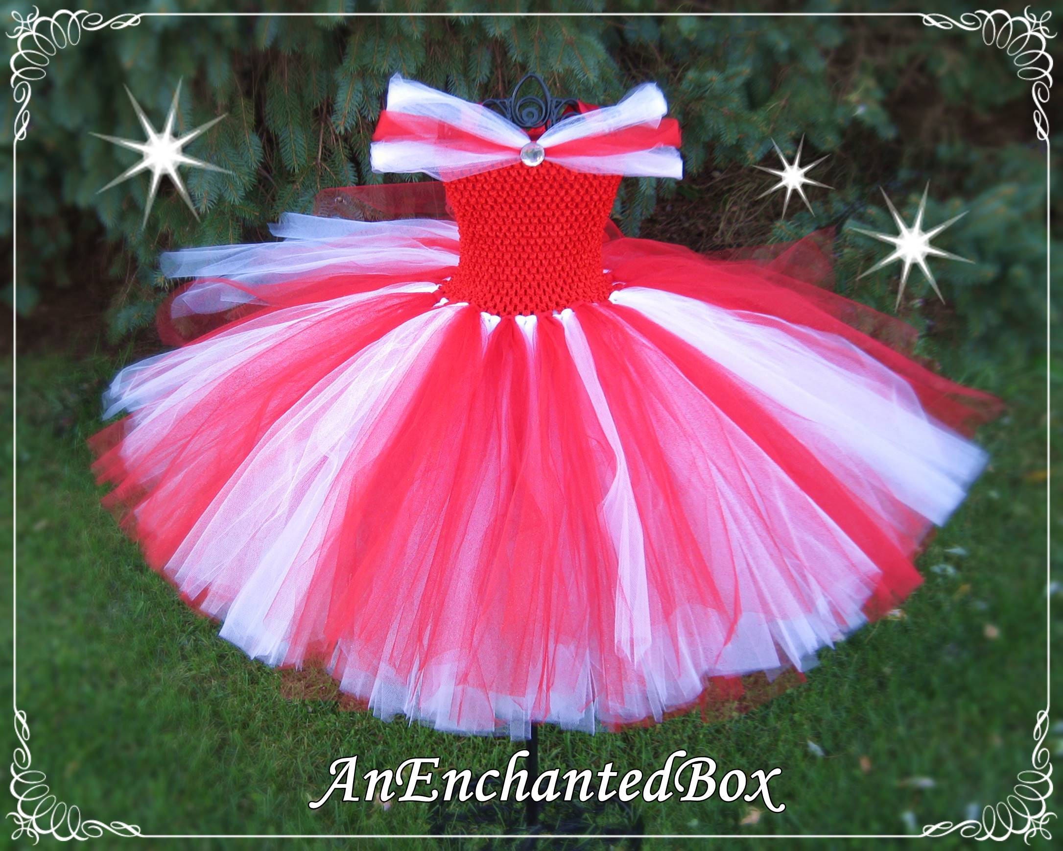 DIY CANDY CANE Inspired Princess Dress Kit for Girls Dressup Etsy