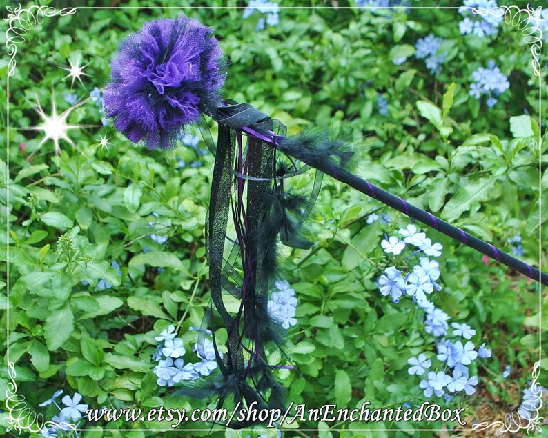 MALEFICENT Inspired Royal Scepter and Fairy Wand for Girls Dressup and Flower Girl for Disney Flower Girl Gift Sleeping Beauty Yzma Ursula