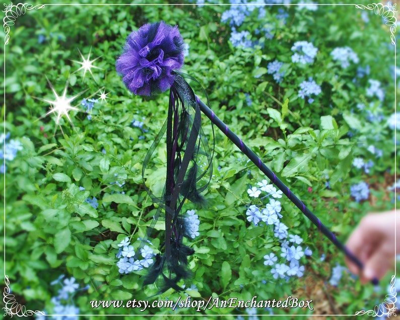 MALEFICENT Inspired Royal Scepter and Fairy Wand for Girls Dressup and Flower Girl for Disney Flower Girl Gift Sleeping Beauty Yzma Ursula