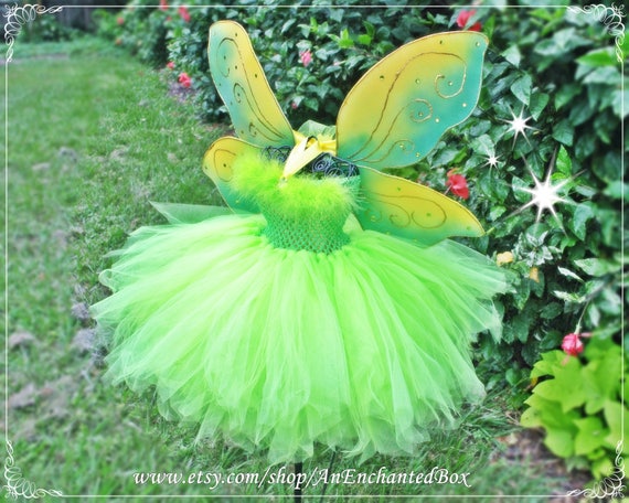 TINKER BELL FAIRY Inspired Princess Gown for Girls Dressup | Etsy