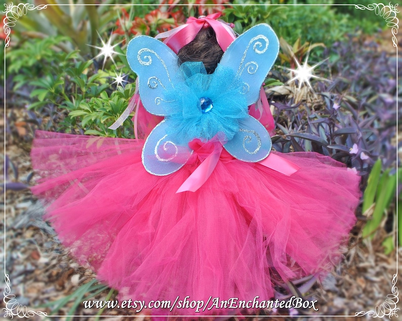 READY to SHIP BLUE and Silver Inspired Princess Doll Fairy Wings for 18 American Girl /& 15 Bitty Doll Disney Wedding Dressup Dress Up
