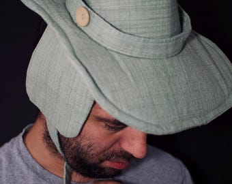 Mint Green Whimsical Witch Hat