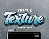 Triple Texture Brush Set for Procreate App (Digital Download)