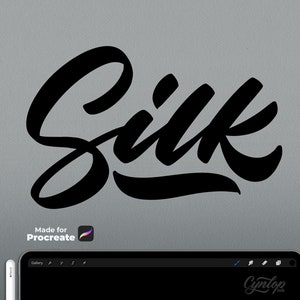 Silk Procreate Pinsel, Procreate Pinsel, Procreate Pinsel, Pinsel, Procreate Pinsel, Procreate Pinsel, iPad Schriftzug