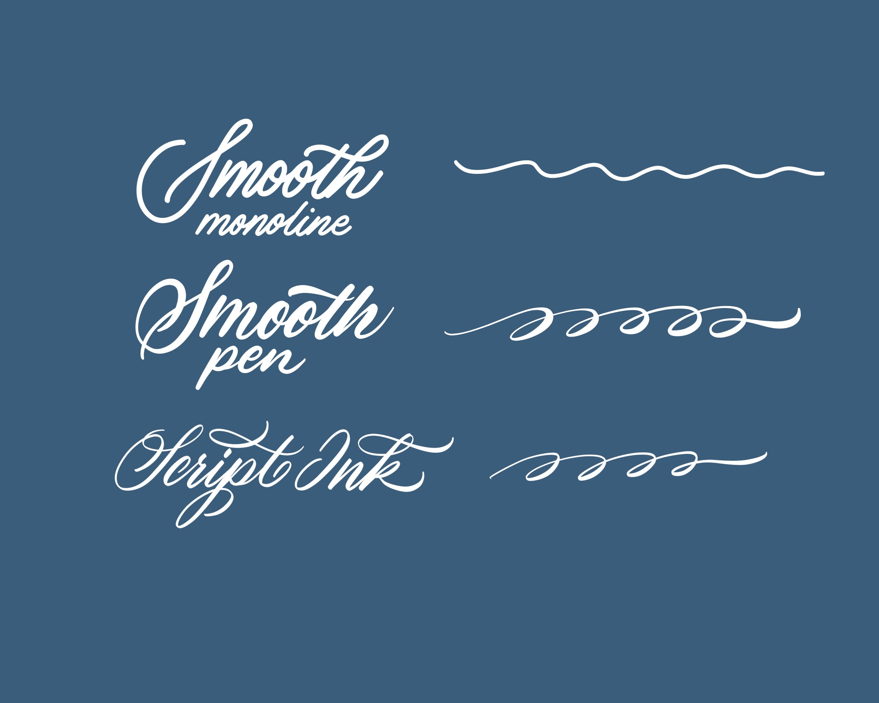 Script Procreate Brush Pack 6 Brushes plus more