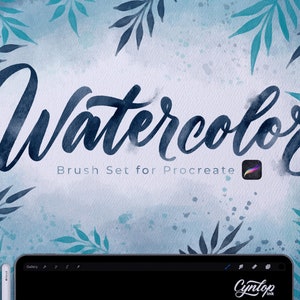 Procreate Watercolor Brush Set, Digital Watercolor Brush, digital paint watercolor,  watercolor paint for iPad