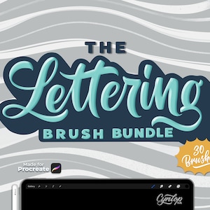 The Lettering Brush Bundle for Procreate