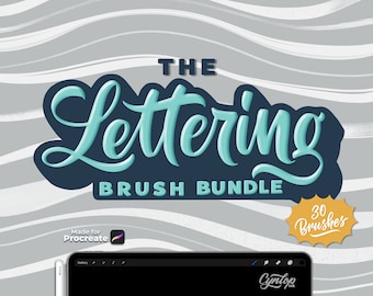 The Lettering Brush Bundle for Procreate