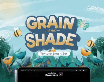 Grain & Shade Procreate Texture Brush Set