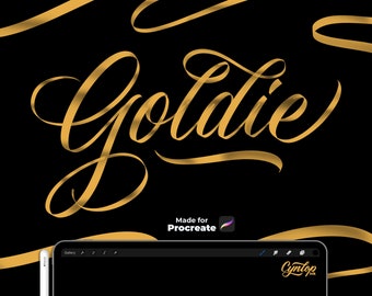 Goldie Procreate Brush Set