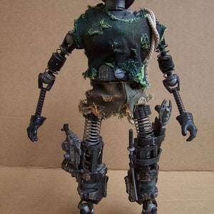 THE HANGMAN One Of A Kind Orig Design Art Robot Cowboy Western Super Rare OOAK