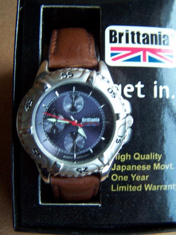 BRITTANIA Wristwatch Vintage OOP RARE! - image 1