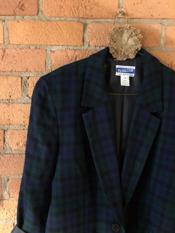 Plaid Pendleton Blazer
