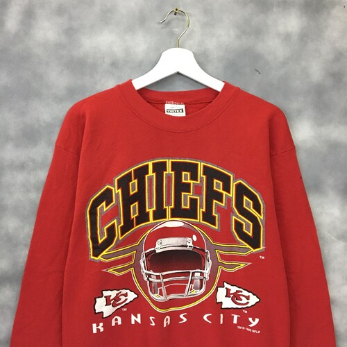 Rare !! Vintage 1995 Kansas City AFC National Football League American Football Super Bowl Crewneck Sweatshirts shops