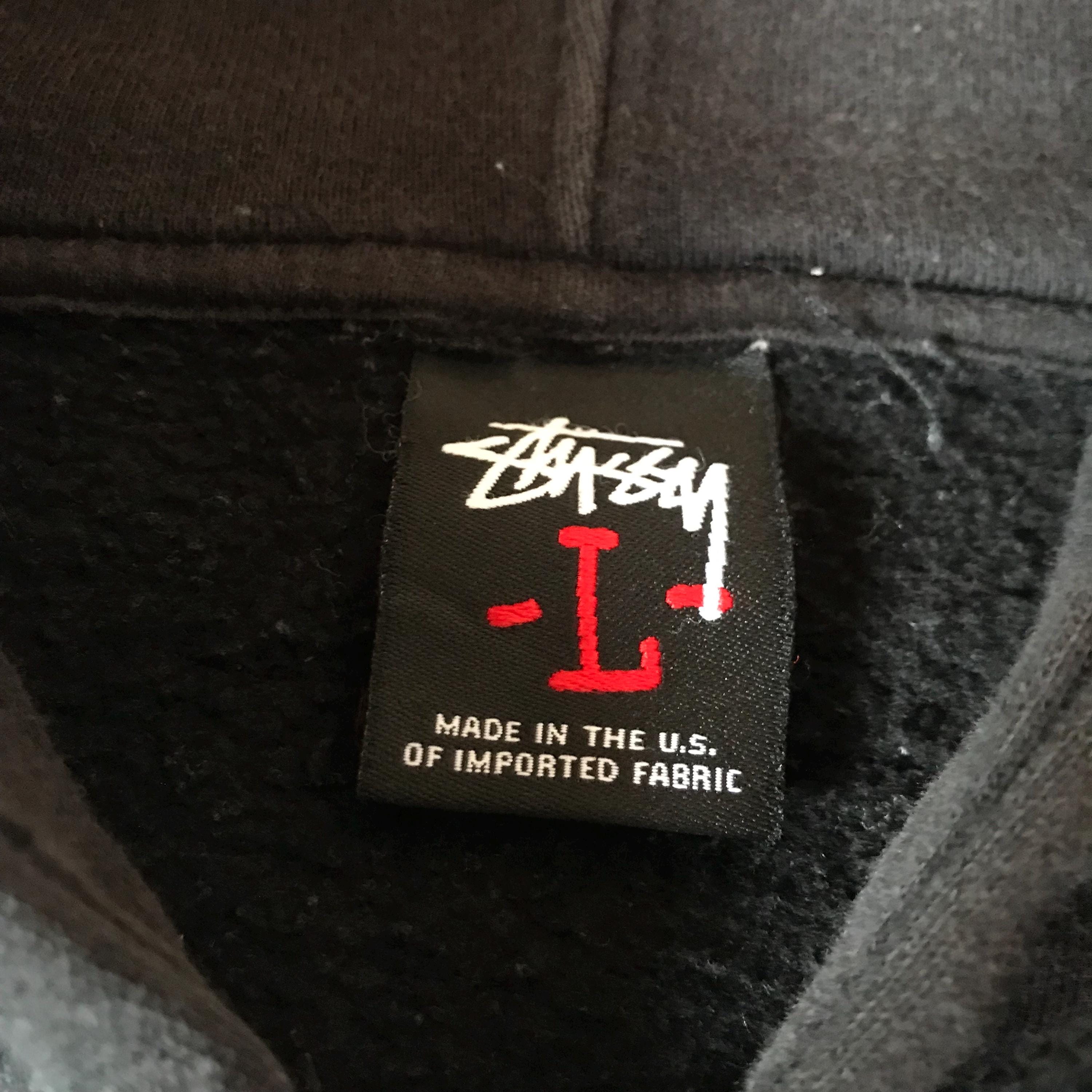 Rare !!! OG Stussy X Kostas Serematis Zipper Hoodie Jumper USA