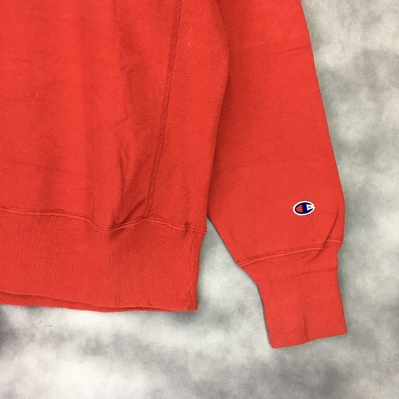 Champion sweater orange quilt cheap