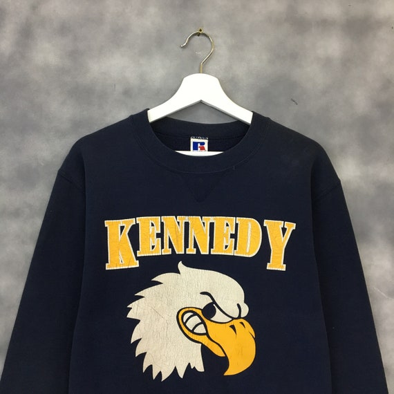 Vintage 90s John F. Kennedy Eagle Football High S… - image 2