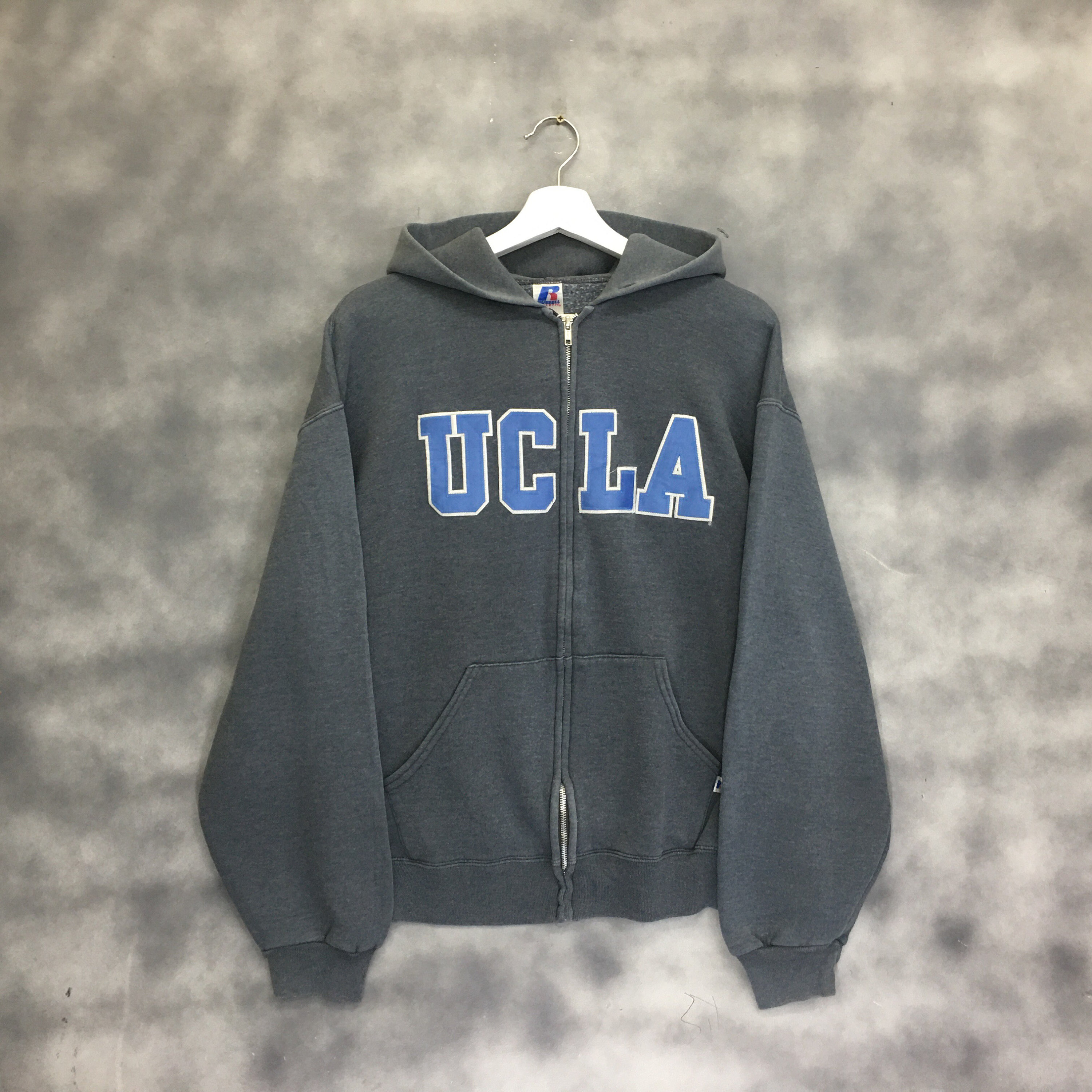 Stadium UCLA Bruins Sweatshirt Mens Small Blue Long Sleeve Polyester Hoodie  NCAA
