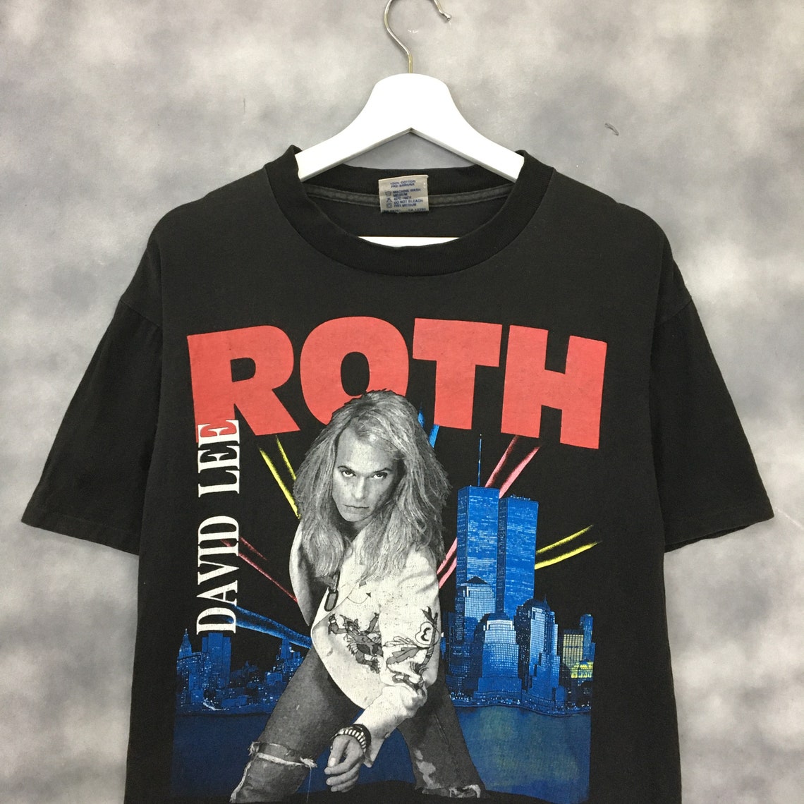 Vintage David Lee Roth Tour TShirt 1991 A Little Ain’t Enough Van Halen