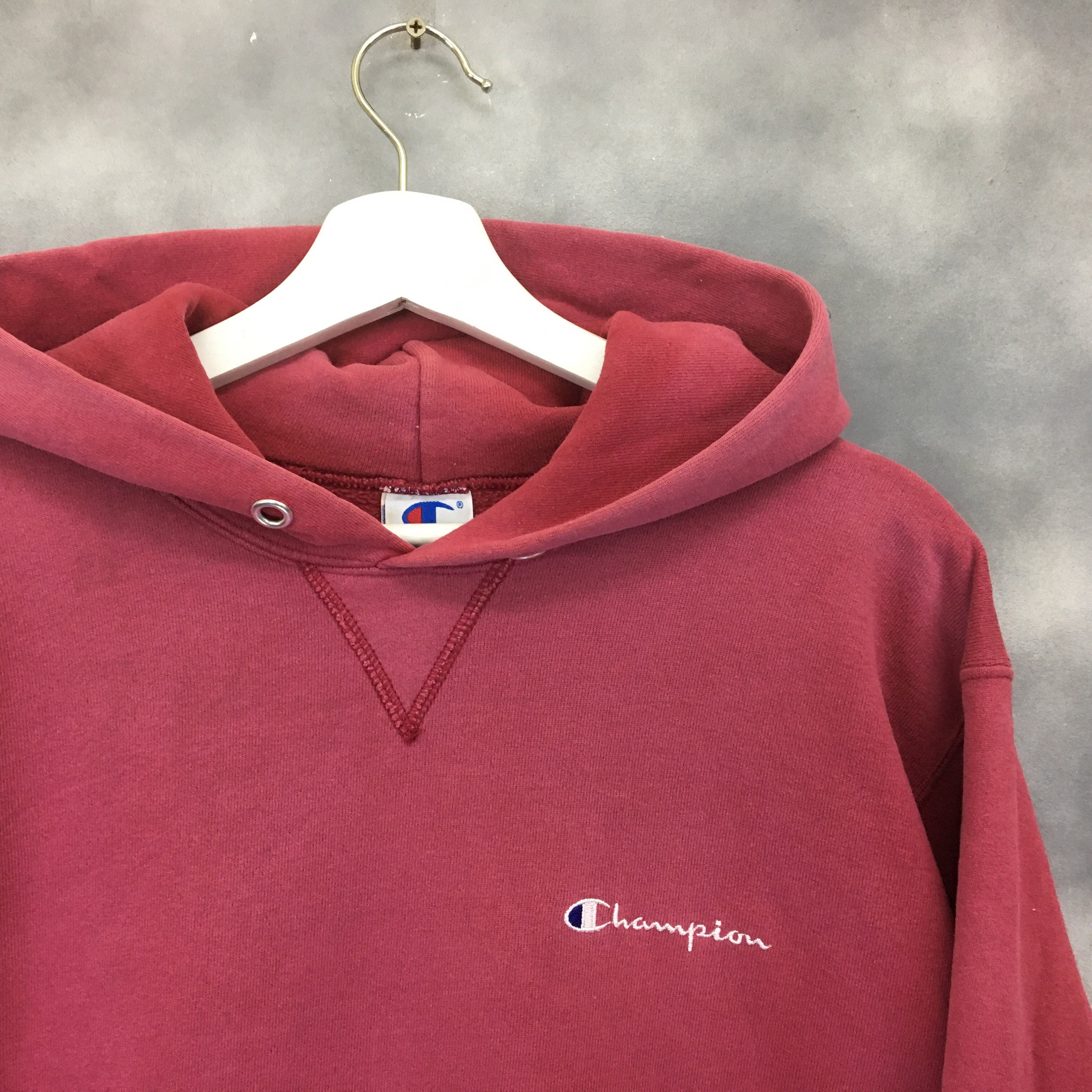 Vintage 90s Champion Rare Colour Pink Hoodie Sweatshirts Sweater Jumper Size L Etsy