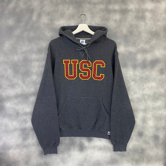 Rare !!! Vintage USC Trojans Hoodie University of Sou… - Gem