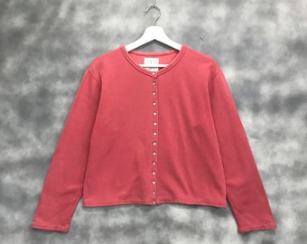 Vintage 90s Agnes B Paris Snap Button 