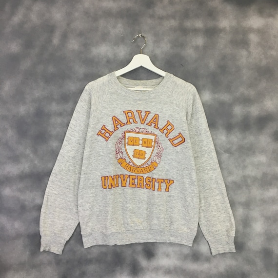 Rare !!! Vintage 80s Harvard University Sweatshir… - image 1