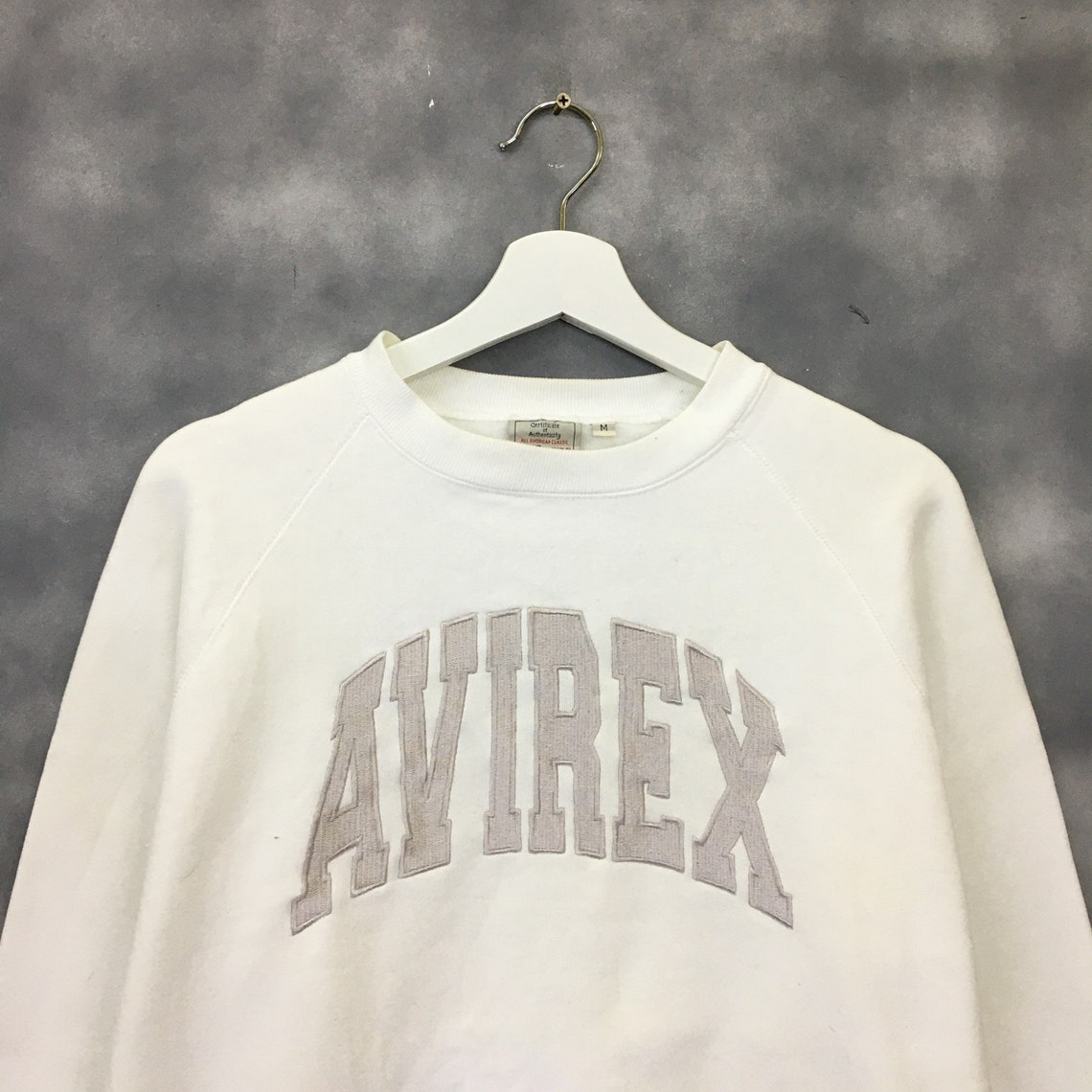 Vintage Avirex Sweatshirt Big Logo Spellout AVIREX Sweaters | Etsy