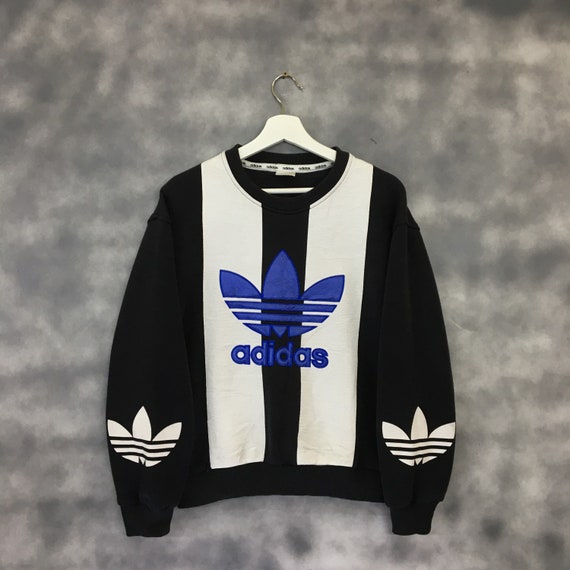 Rare !!! Vintage Adidas Trefoil Adidas Run DMC Co