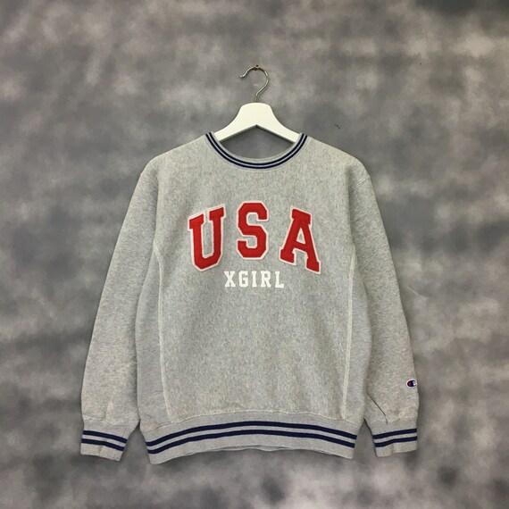 Vintage Champion USA Spellout Collab X Girl Reverse Weave - Etsy