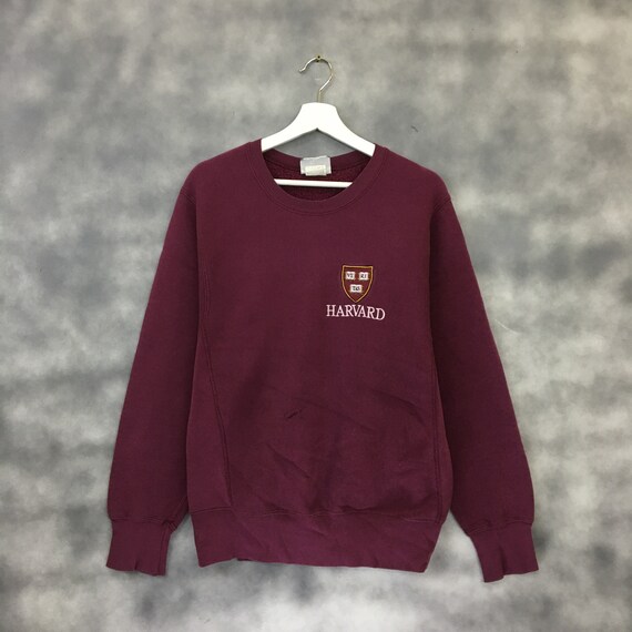 Vintage Harvard University Sweatshirt Reverse Wea… - image 1