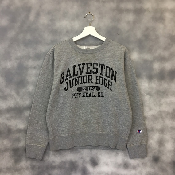 Pick Champion Galveston Jr High School Crewneck Sweatshirt | Etsy