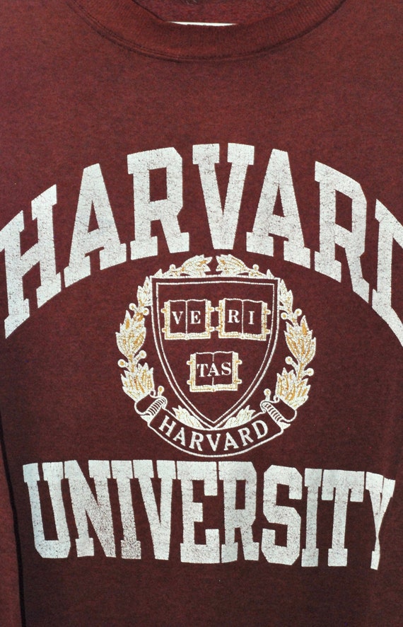 Rare !!! Vintage 80 Harvard University Sweatshirt… - image 3