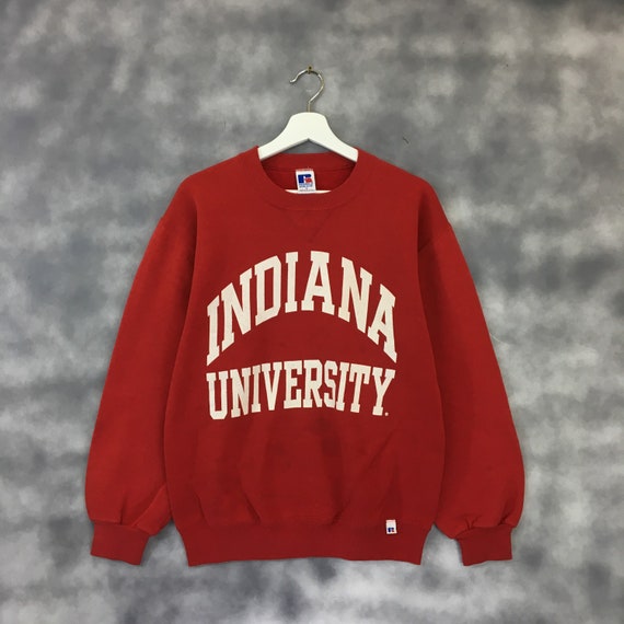 Rare !!! Vintage Indiana University Sweatshirt Ind