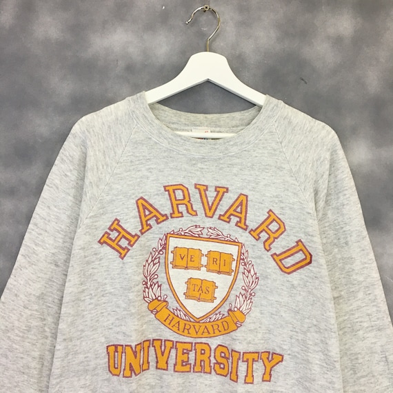 Rare !!! Vintage 80s Harvard University Sweatshir… - image 2