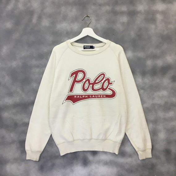 Vintage 90s Polo Ralph Lauren Big Logo Crewneck Sw