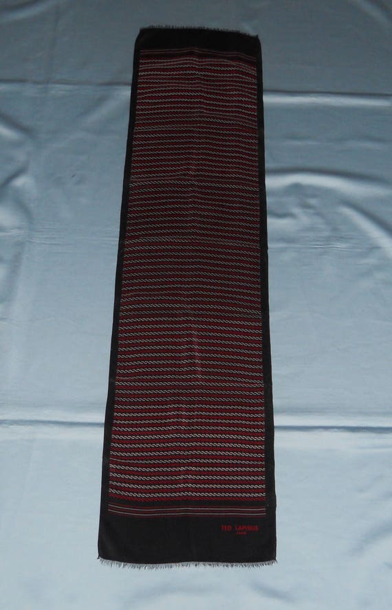 Authentic vintage Ted Lapidus scarf ! Silk ! - image 3