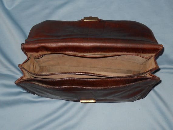 Authentic vintage The bridge briefcase! Genuine l… - image 5