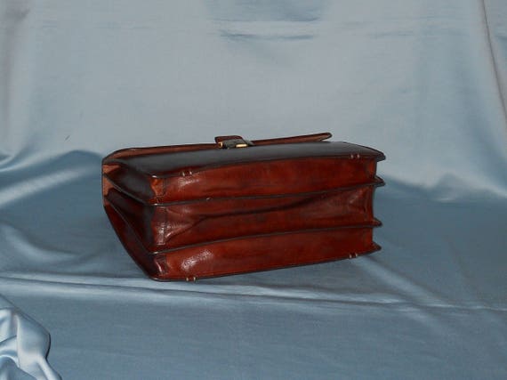 Authentic vintage Charro briefcase! Genuine leath… - image 5