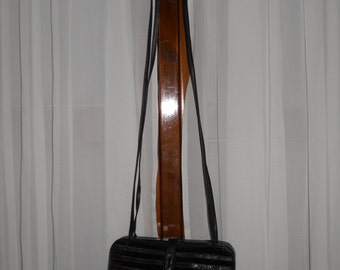 Authentique sac Mazzini vintage ! Velours et cuir authentique !