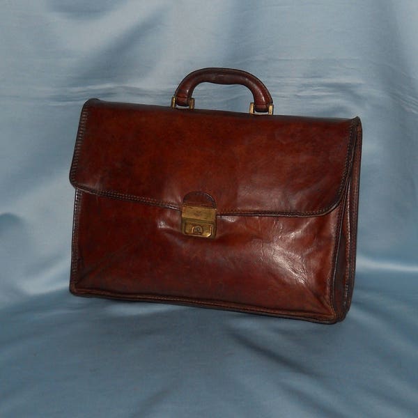 Authentic vintage The bridge briefcase! Genuine leather!