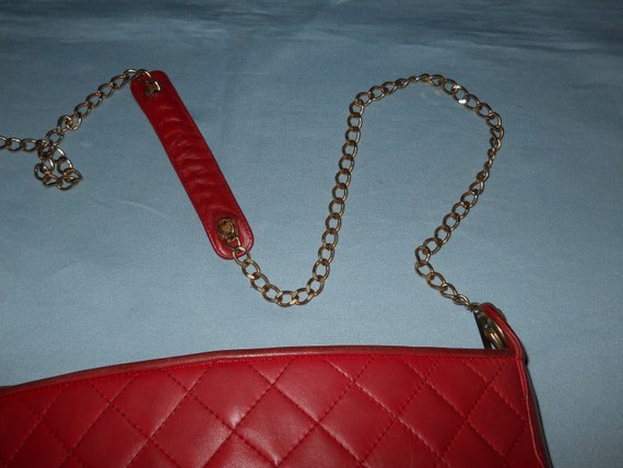 Authentic Vintage Chanel Bag Genuine Leather 