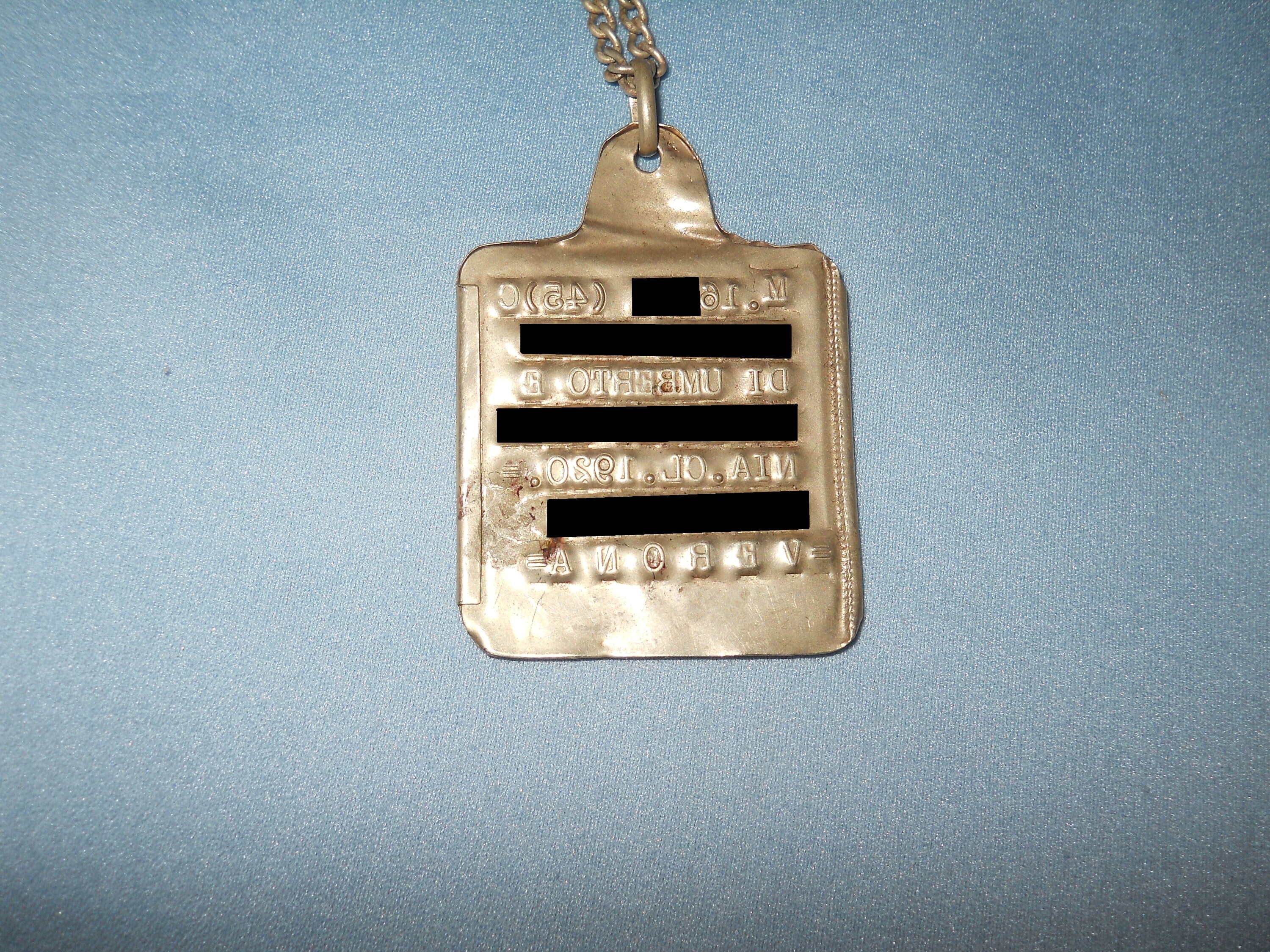 WW2 Italy Italian Dog Tag for Soldier With Its Original - Etsy Israel
