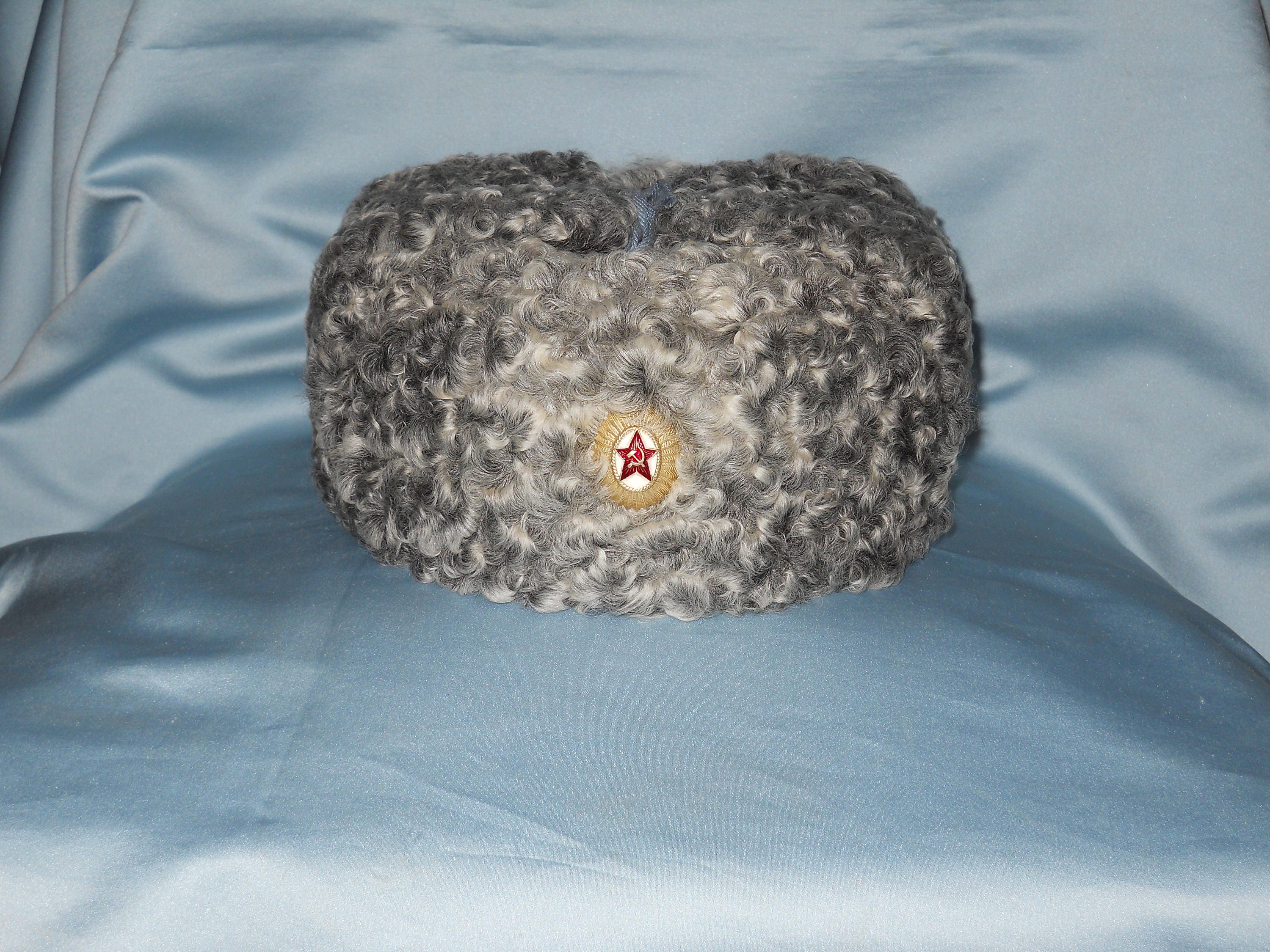 Rare Soviet Ushanka Hat CCCP USSR Cold 