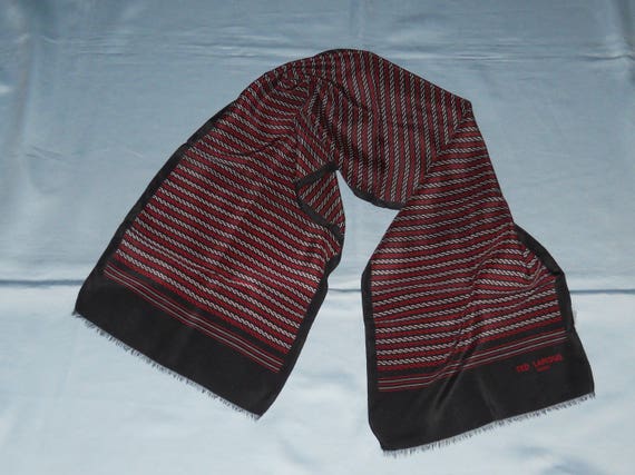 Authentic vintage Ted Lapidus scarf ! Silk ! - image 1