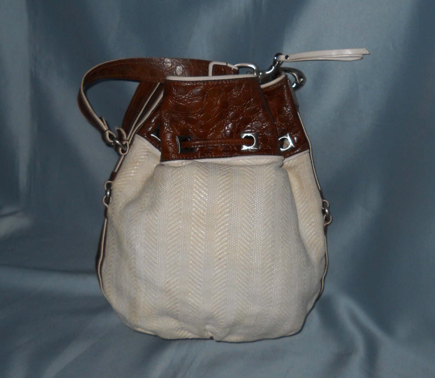 Authentique mill sime Francesco Biasia sac Tissu et cuir