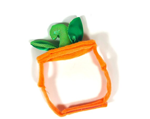 Pumpkin Hat || Cat Pumpkin Hat Headband || Dog Halloween Costume || Halloween Puppy