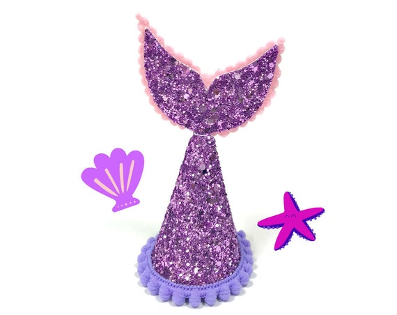 Dog Mermaid Costume || Dog Mermaid Hat || Dog Birthday Party Hat || Pet Party Decor || Animal Party Hat || Dog Gift || Dog Clothes