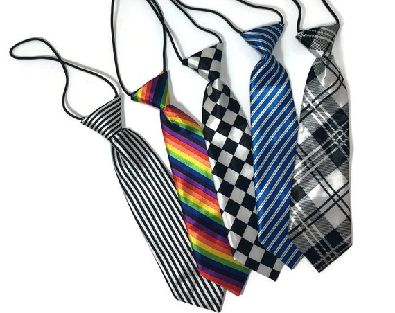Dog Neck Tie || Neck Tie || Dog Tie || formal Dog Costume || Striped Blue Tie