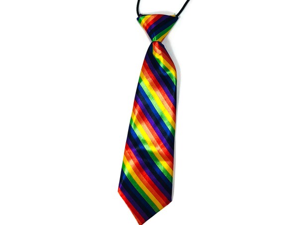 Dog Neck Tie || Neck Tie || Dog Tie || formal Dog Costume || Striped Blue Tie